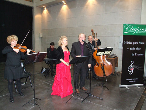 Musicos de Zaragoza para conciertos, bodas y todo tipo de eventos. www.elegia.es Tel. 679 590 436