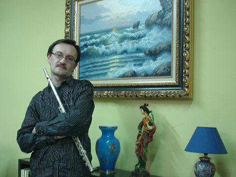 Academia de musica Armenia. Mikhail Shkil flautista titulada del grupo Elegia para conciertos, bodas y qualquier tipo de eventos en Zaragoza